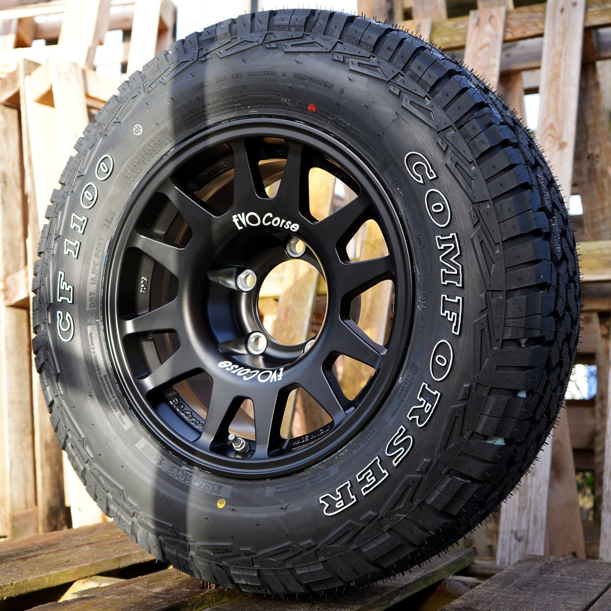 EVO Corse DakarZero Wheel & Tyre Package for Suzuki Jimny (2018+) - 15x7.0J-25