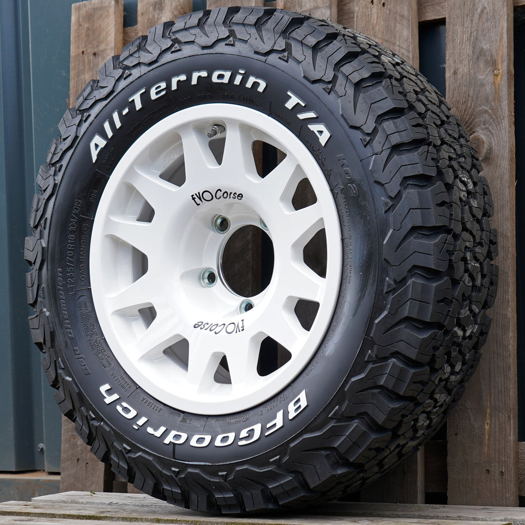 EVO Corse DakarZero 16" Wheel & Tyre Package for Suzuki Jimny (2018+) - Lifted Suspension