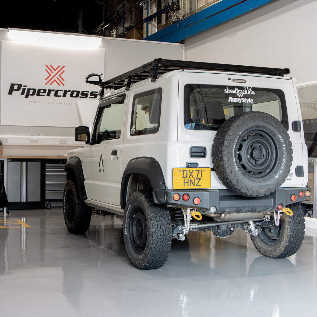 JimnyStyle x Pipercross Air Intake for Suzuki Jimny was developed with Pipercross and rigorously dyno-tested to prove real-world horsepower and torque gains.