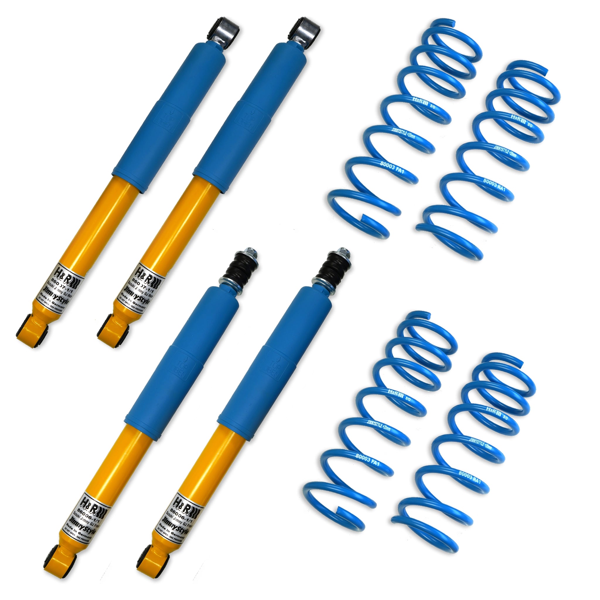 JIMNYSTYLE Explore +20mm Suspension Lift Kit for Suzuki Jimny (2018+)